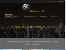 Tablet Screenshot of performancearch.com